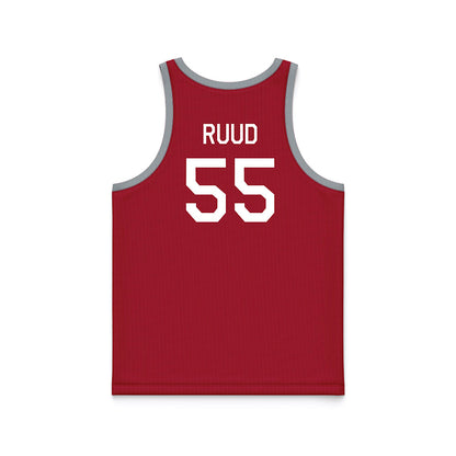WSU - NCAA Women's Basketball : Malia Ruud - Hardwood Reissue Basketball Jersey-1