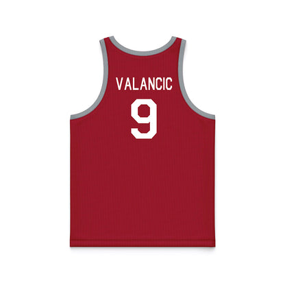 WSU - NCAA Women's Basketball : Tanja Valancic - Hardwood Reissue Basketball Jersey-1