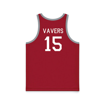 WSU - NCAA Men's Basketball : Rihards Vavers - Hardwood Reissue Basketball Jersey-1