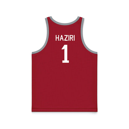 WSU - NCAA Women's Basketball : Malvina Haziri - Hardwood Reissue Basketball Jersey-1