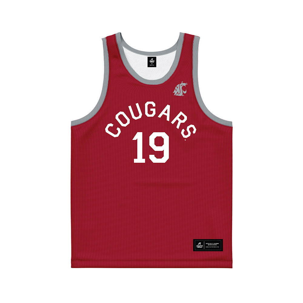 WSU - NCAA Women's Basketball : Charlotte Abraham - Hardwood Reissue Basketball Jersey-0
