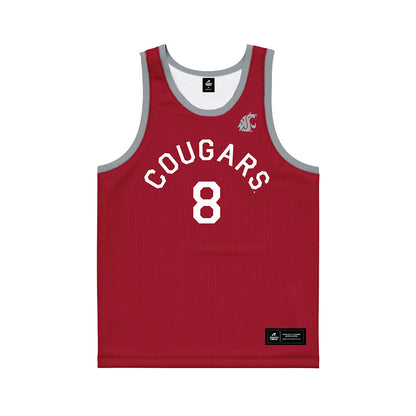 WSU - NCAA Women's Basketball : Kenzie Chatfield - Hardwood Reissue Basketball Jersey-0