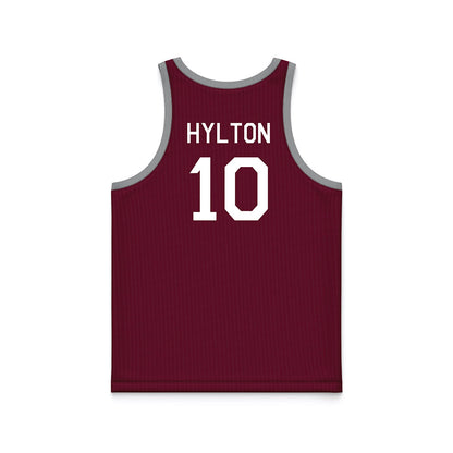 Texas A&M - NCAA Women's Basketball : Lemyah Hylton - Hardwood Reissue Basketball Jersey-1