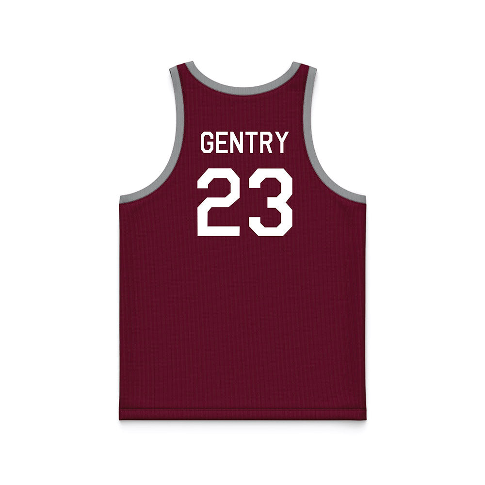 Texas A&M - NCAA Women's Basketball : Gianna Gentry - Hardwood Reissue Basketball Jersey-1
