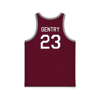 Texas A&M - NCAA Women's Basketball : Gianna Gentry - Hardwood Reissue Basketball Jersey-1