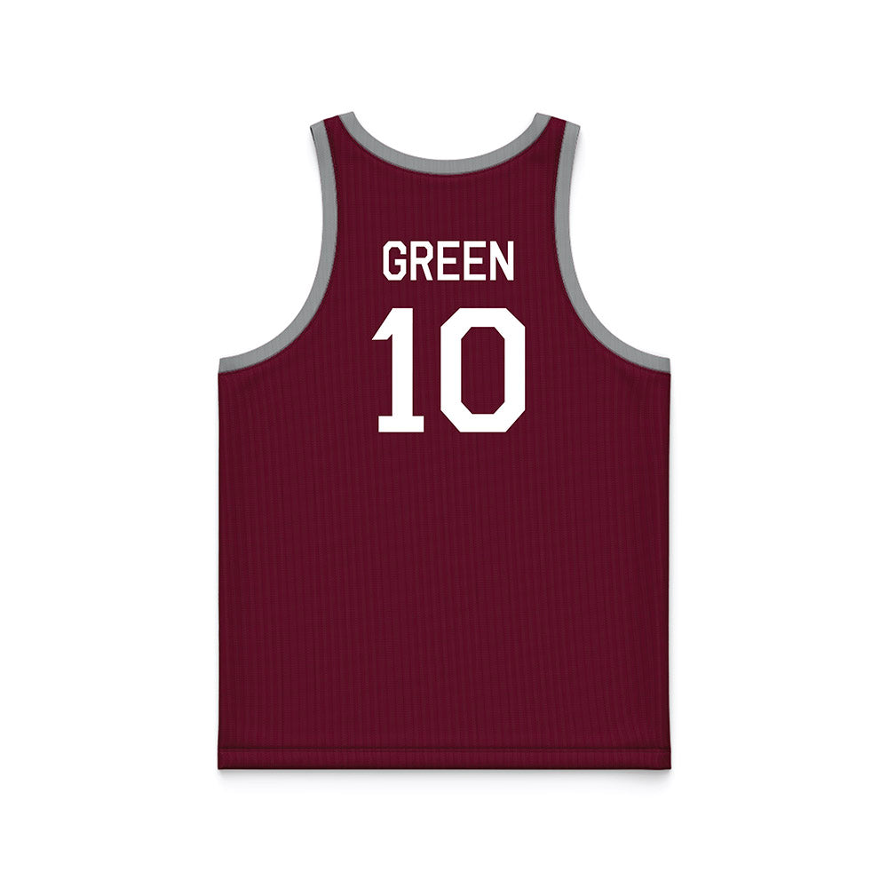 Texas A&M - NCAA Men's Basketball : Jeremiah Green - Hardwood Reissue Basketball Jersey-1