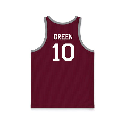Texas A&M - NCAA Men's Basketball : Jeremiah Green - Hardwood Reissue Basketball Jersey-1