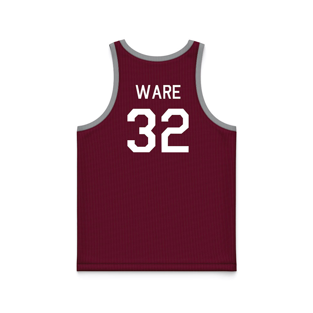 Texas A&M - NCAA Women's Basketball : Lauren Ware - Hardwood Reissue Basketball Jersey-1