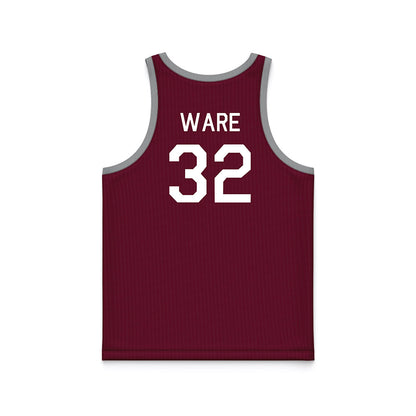 Texas A&M - NCAA Women's Basketball : Lauren Ware - Hardwood Reissue Basketball Jersey-1