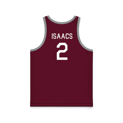 Texas A&M - NCAA Men's Basketball : Pop Isaacs - Hardwood Reissue Basketball Jersey-1
