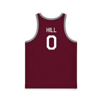 Texas A&M - NCAA Men's Basketball : Marcus Hill - Hardwood Reissue Basketball Jersey-1
