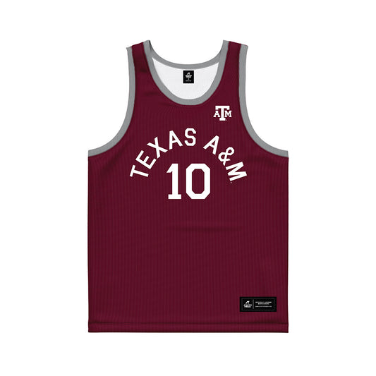 Texas A&M - NCAA Men's Basketball : Jeremiah Green - Hardwood Reissue Basketball Jersey-0
