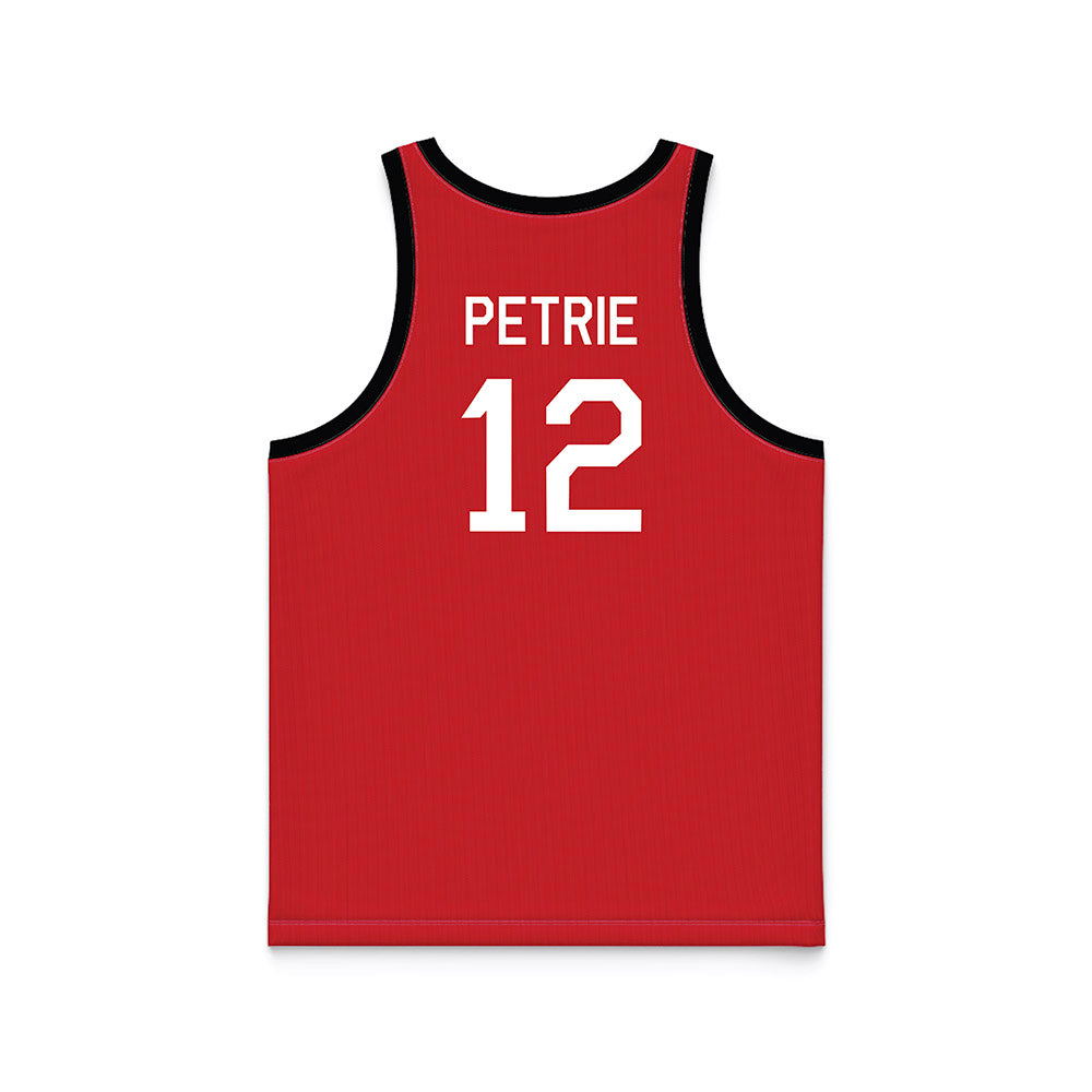 Nebraska - NCAA Women's Basketball : Jessica Petrie - Hardwood Reissue Basketball Jersey-1