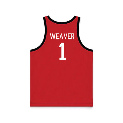 Nebraska - NCAA Women's Basketball : Hailey Weaver - Hardwood Reissue Basketball Jersey-1