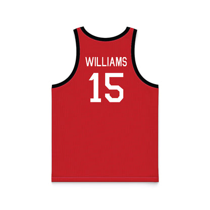 Nebraska - NCAA Women's Basketball : Kennadi Williams - Hardwood Reissue Basketball Jersey-1