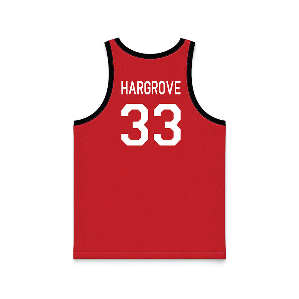 Nebraska - NCAA Women's Basketball : Amiah Hargrove - Hardwood Reissue Basketball Jersey-1