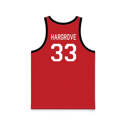 Nebraska - NCAA Women's Basketball : Amiah Hargrove - Hardwood Reissue Basketball Jersey-1