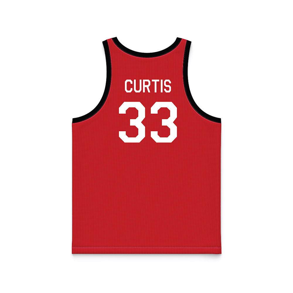 Nebraska - NCAA Men's Basketball : Leo Curtis - Hardwood Reissue Basketball Jersey-1