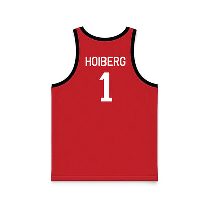 Nebraska - NCAA Men's Basketball : Samuel Hoiberg - Hardwood Reissue Basketball Jersey-1