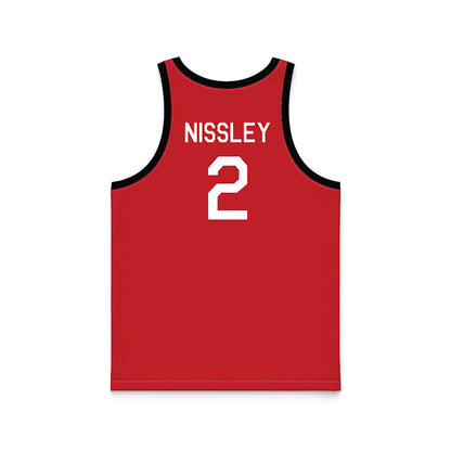 Nebraska - NCAA Women's Basketball : Logan Nissley - Hardwood Reissue Basketball Jersey-1