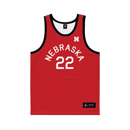 Nebraska - NCAA Women's Basketball : Natalie Potts - Hardwood Reissue Basketball Jersey-0