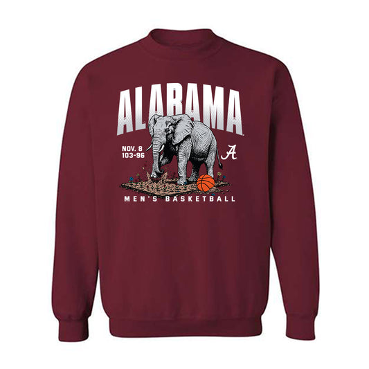 Alabama - NCAA Men's Basketball : - Graphic Tee Crewneck Sweatshirt-0