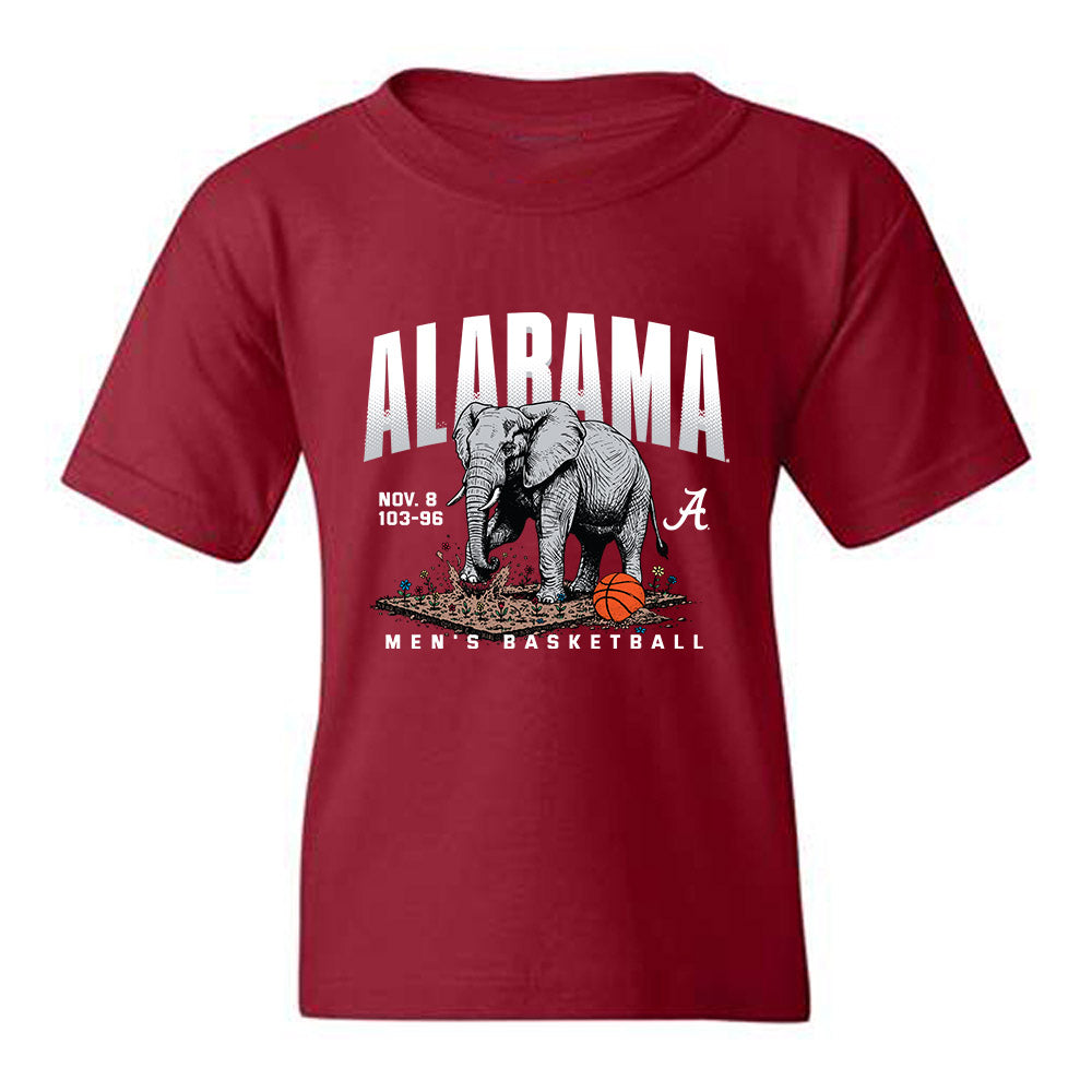 Alabama - NCAA Men's Basketball : - Graphic Tee Youth T-Shirt-0