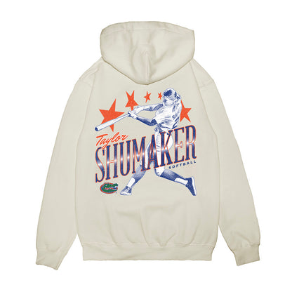 Florida - NCAA Softball : Taylor Shumaker - Graphic Premium Hooded Sweatshirt-1