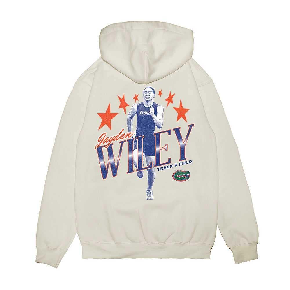 Florida - NCAA Men's Track & Field : Jaden Wiley - Graphic Premium Hooded Sweatshirt-1