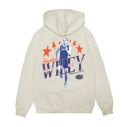 Florida - NCAA Men's Track & Field : Jaden Wiley - Graphic Premium Hooded Sweatshirt-1