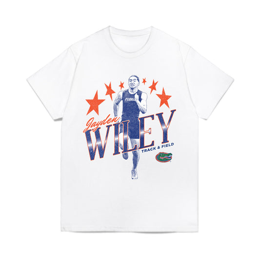 Florida - NCAA Men's Track & Field : Jaden Wiley - Comfort Colors T-Shirt-0