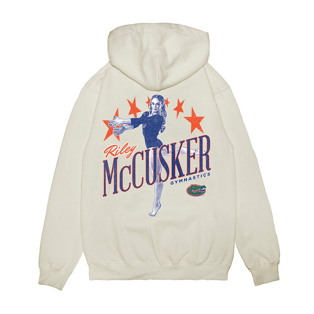 Florida - NCAA Women's Gymnastics : Riley McCusker - Graphic Premium Hooded Sweatshirt-1