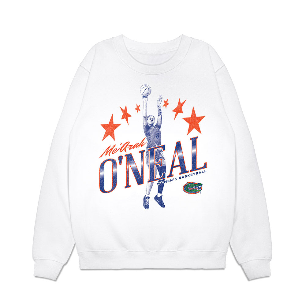 Florida - NCAA Women's Basketball : Mearah Oneal - Graphic Premium Crewneck Sweatshirt-0