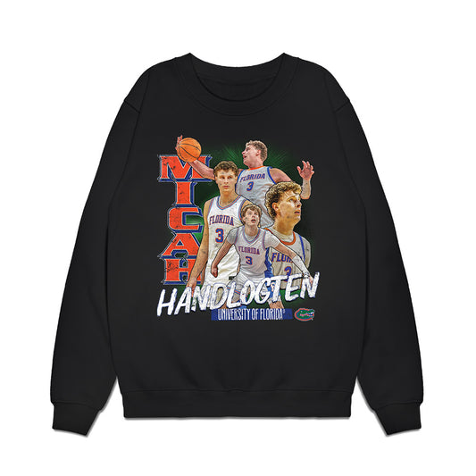 Florida - NCAA Men's Basketball : Micah Handlogten - Collage Premium Crewneck Sweatshirt-0