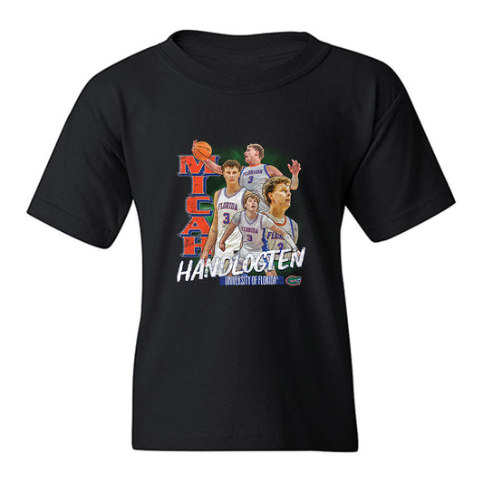Florida - NCAA Men's Basketball : Micah Handlogten - Collage Youth T-Shirt-0