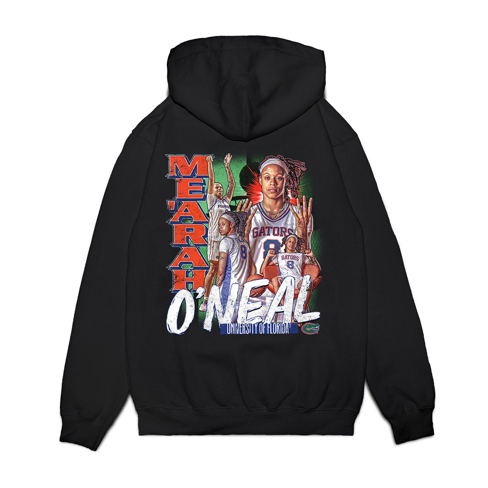 Florida - NCAA Women's Basketball : Mearah Oneal - Collage Premium Hooded Sweatshirt-1
