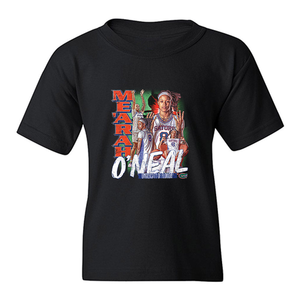 Florida - NCAA Women's Basketball : Mearah Oneal - Collage Youth T-Shirt-0