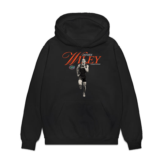 Florida - NCAA Men's Track & Field : Jaden Wiley - Legacy Premium Hooded Sweatshirt-0