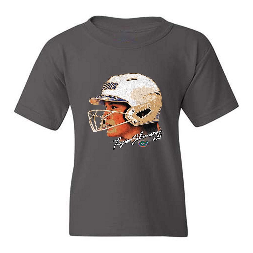 Florida - NCAA Softball : Taylor Shumaker - Game Face Youth T-Shirt-0