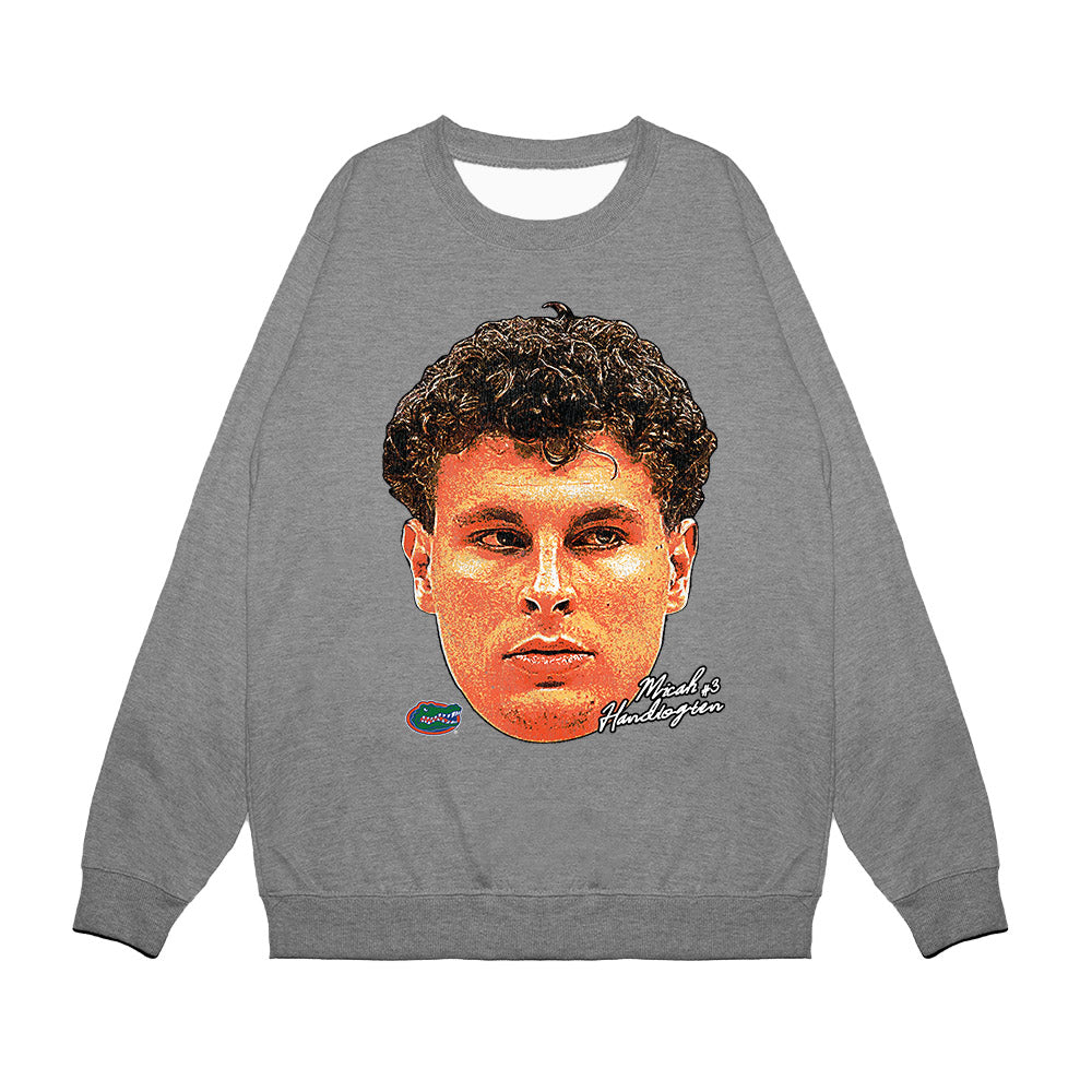 Florida - NCAA Men's Basketball : Micah Handlogten - Game Face Premium Crewneck Sweatshirt-0