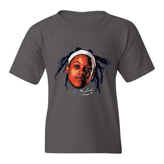 Florida - NCAA Women's Basketball : Mearah Oneal - Game Face Youth T-Shirt-0