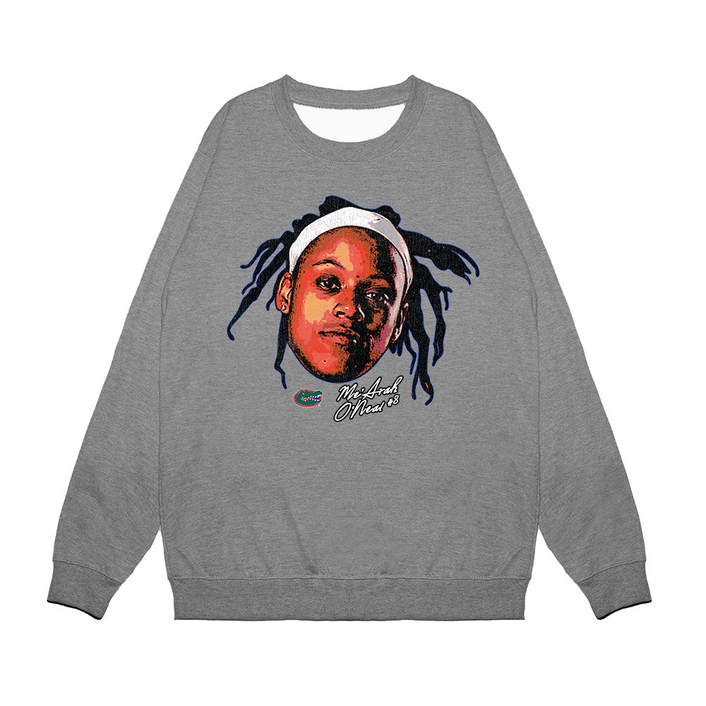 Florida - NCAA Women's Basketball : Mearah Oneal - Game Face Premium Crewneck Sweatshirt-0