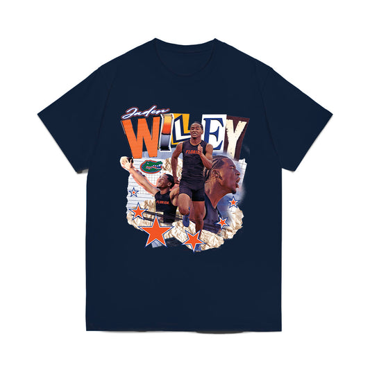 Florida - NCAA Men's Track & Field : Jaden Wiley - Comfort Colors T-Shirt-0