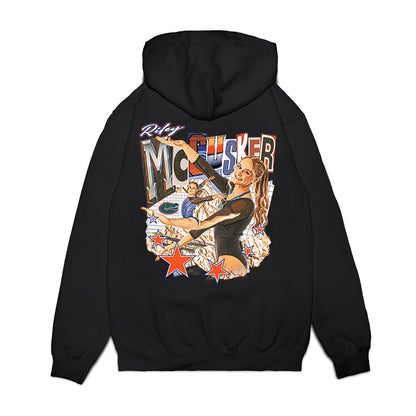 Florida - NCAA Women's Gymnastics : Riley McCusker - Cutout Collage Premium Hooded Sweatshirt-1