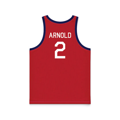 Arizona - NCAA Men's Basketball : Addison Arnold - Hardwood Reissue Basketball Jersey-1