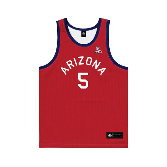 Arizona - NCAA Men's Basketball : Brayden Burries - Hardwood Reissue Basketball Jersey-0