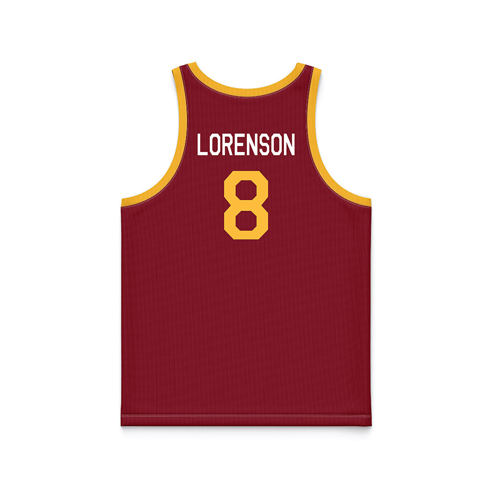 Minnesota - NCAA Men's Basketball : Max Lorenson - Hardwood Reissue Basketball Jersey-1