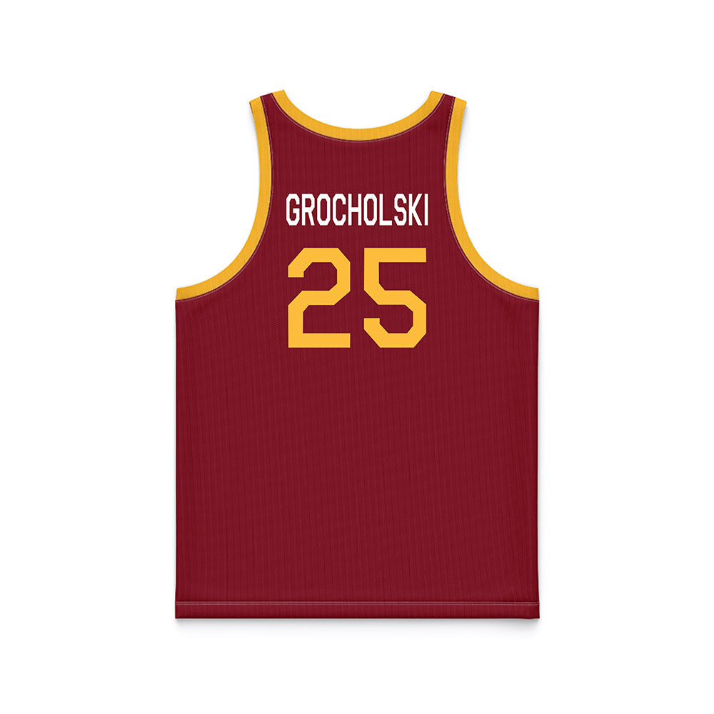 Minnesota - NCAA Women's Basketball : Grace Grocholski - Hardwood Reissue Basketball Jersey-1