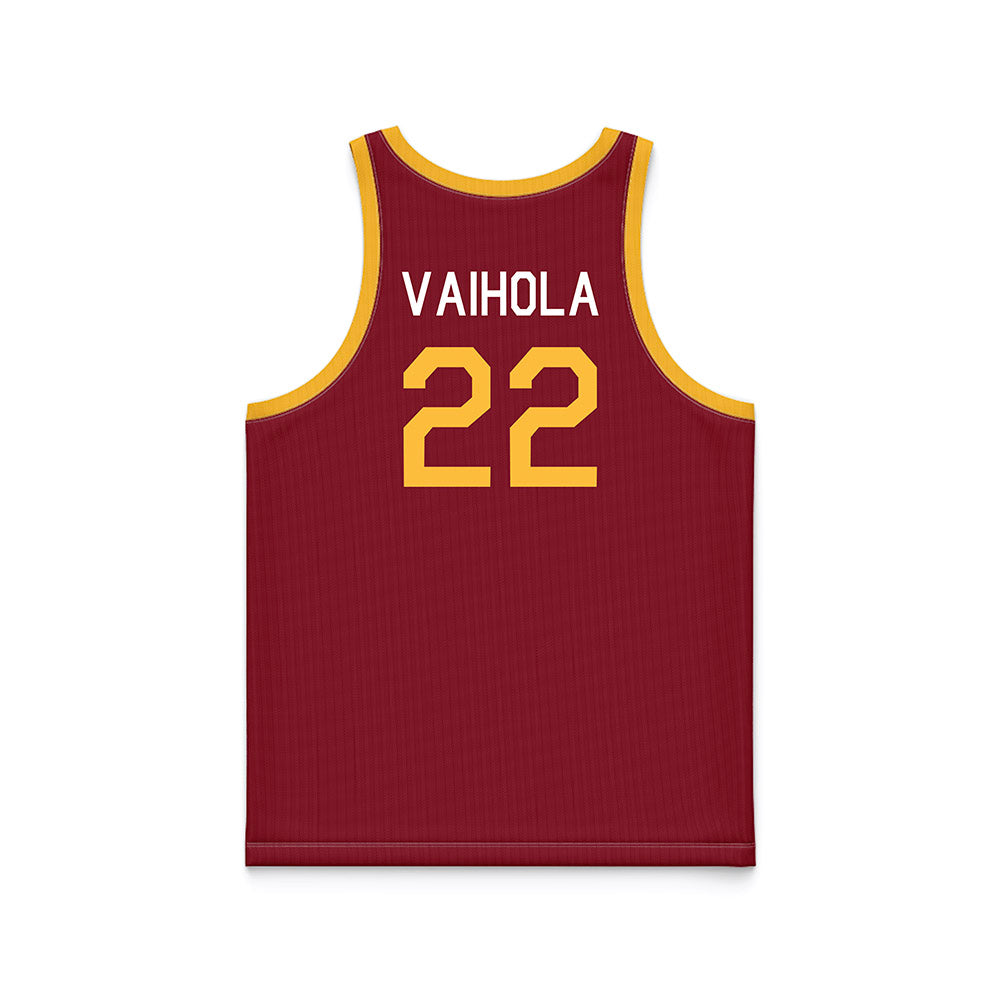 Minnesota - NCAA Men's Basketball : Robert Vaihola - Hardwood Reissue Basketball Jersey-1