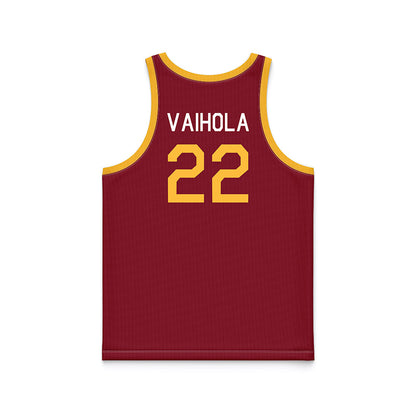Minnesota - NCAA Men's Basketball : Robert Vaihola - Hardwood Reissue Basketball Jersey-1